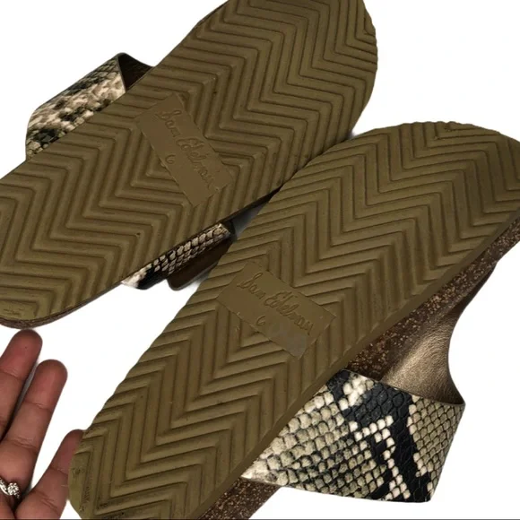 Sam Edelman Snake Print Sandals - Picture 6 of 6